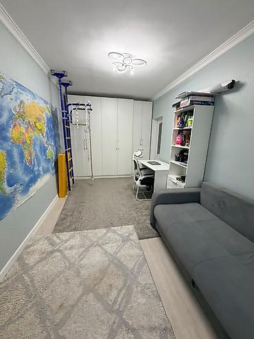 osh flat: 3 комнаты, 60 м², 5 мкр Индивидуалка, 4 этаж, Евроремонт — 4
