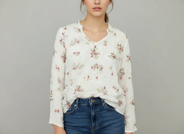 t shirty oversize cropp: Bluzka damska, rozmiar M