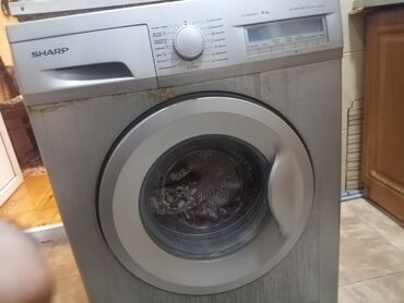 İnformatika: Paltaryuyan maşın Sharp, 8 kq, Avtomat, Qurutmasız, Kredit yoxdur