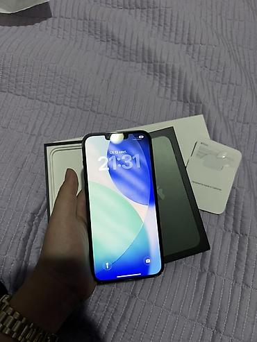 iphone 111: IPhone 13 Pro Max, Б/у, 512 ГБ, Alpine Green, Коробка, 91 % — 2
