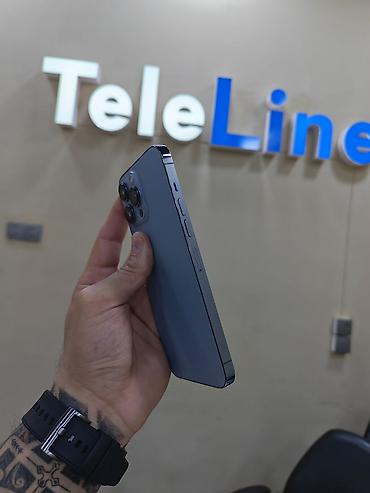 Apple iPhone: IPhone 13 Pro Max, 128 GB, Sierra Blue, Zəmanət, Simsiz şarj, Face ID — 6