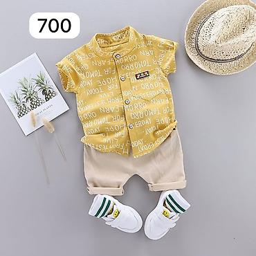 Боди: Детский ромпер-поло HOME BABY - Модель: короткий ромпер с отложным — 25