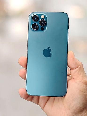 irsad electronics samsung: IPhone 12 Pro, 128 GB, Pacific Blue, Simsiz şarj, Face ID — 2