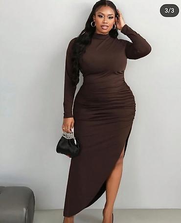 Haljine: Haljine duge sve su sa elastinom. Crna,pink,borda,teget,plava,tamno — 11