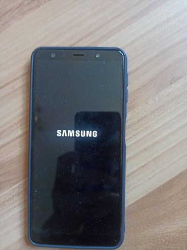 samsung a7: Samsung Galaxy A7, Колдонулган, 64 ГБ, түсү - Көк, 2 SIM