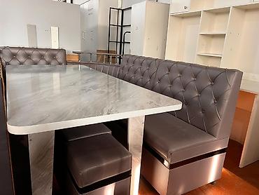 silver kitchen: Кухонный мягкий уголок, Новый, ЛДСП — 4