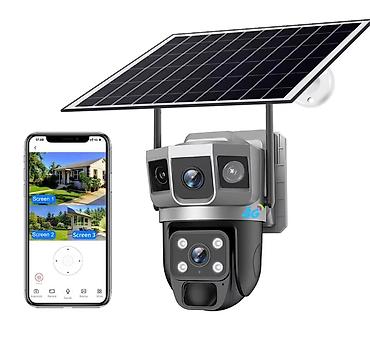 socket 1155: Уличная поворотная IP-камера видеонаблюдения с питанием от солнечной — 1