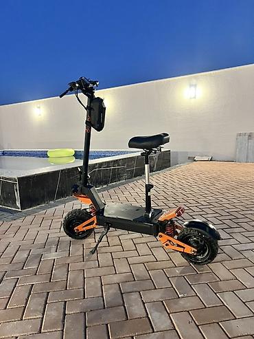 2 tekerli scooter: Elektrik skuter – güclü ofroad model - İki amortizatorlu asqı — 1