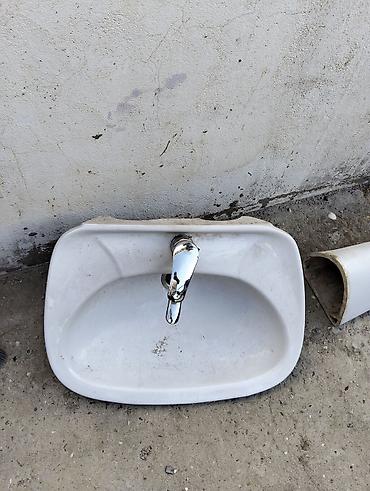 kub oyuncaq: Satılır: Seramik pədestal lavabo komplekti - Material: seramik - — 4