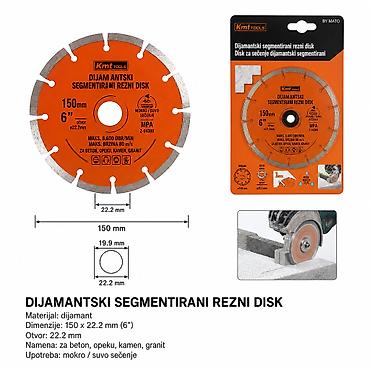 KMT Dijamantski rezni disk za suvo sečenje 2389309 Dijamantski