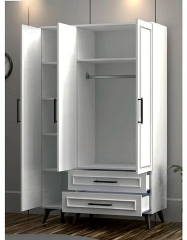 Dolablar: Yeni, Açılan, 3 qapılı Düz dolab, Qarderob, paltar dolabı, Azərbaycan — 3