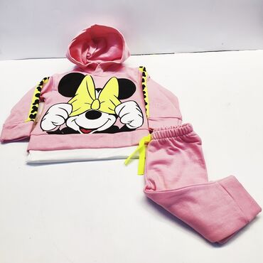 детский спортивный костюм на девочку: Комплекты одежды цвет - Розовый