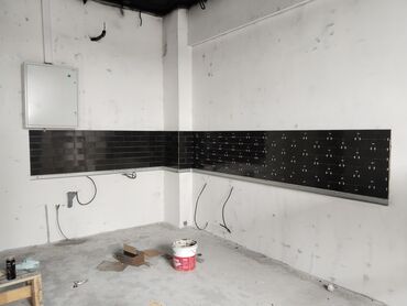 Kafel və metlax: Qranit effektli böyük format döşəmə plitələri – tünd boz - Material — 17