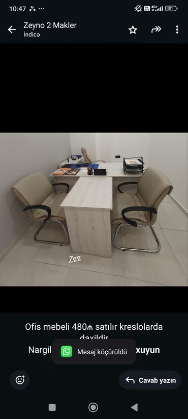 Soyuducu vitrinləri: Ofis mebeli 480₼ satılır kreslolarda daxildir Nargilə Blue Mall 400j