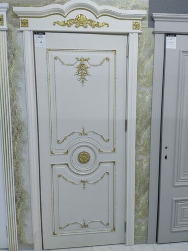 ağ qapilar: A-DOORS “Andrey” model daxili qapı - Rəng: Vanil qızılı - Stil