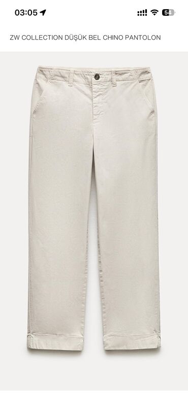 Əlcəklər: Zara chino şalvar — 6