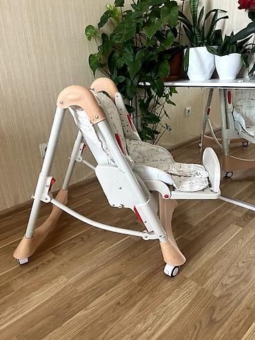 Yemək masaları, oturacaqları: 🔹 Çoxfunksiyalı uşaq yemək masası (brend məhsul) ✅ Vəziyyəti şəkildə — 3