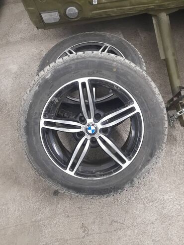 разбор японских авто: Дөңгөлөктөрү толук 215 / 60 / R 16, Кыш, Колдонулган, Комплект, Жеңил унаалар, Куйма, тешиктери - 5