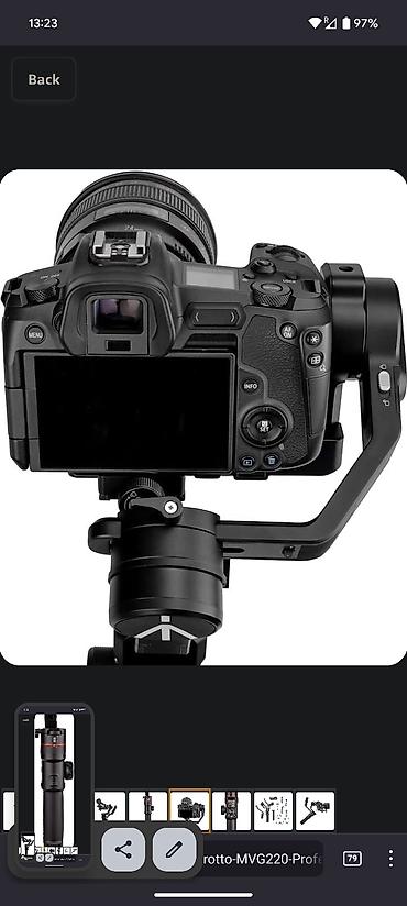 moza air: Manfrotto Gimbal Stabilizer MVG220 | Трёх осевой стабилизатор — 3