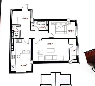 квартиры в кок жар: 🔥📢 Продаю 2 к.кв в мкр.Кок-Жар в ЖК Lotos, СК One Construction — 2