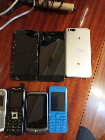 ucuz htc: Müxtəlif model mobil telefonlar dəsti - Üst sıra: - 2 ədəd sensorlu — 1