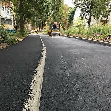 Строительство под ключ: Укладка асфальтобетонного покрытия - Устройство асфальтобетонного — 6