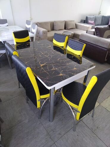 Setovi stolova i stolica: Komplet sto i 6 stolica po akcijskoj ceni. 🔹Stolovi su izradjeni od — 5