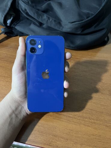 б у телефоны купить: IPhone 12, Б/у, 64 ГБ, Pacific Blue, Чехол, 78 %
