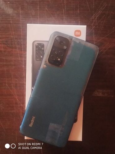 xiaomi note 11 pro qiymeti: Xiaomi Redmi Note 11, 128 GB, rəng - Mavi, 
 Sensor, Barmaq izi, İki sim kartlı