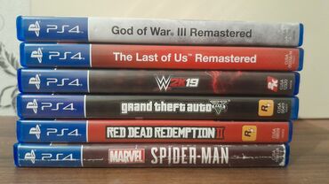 playstation 4 купить в баку: Disklərin hammısı təmizdir cızığları yoxdur.Çoxu təptəzədir yenidən