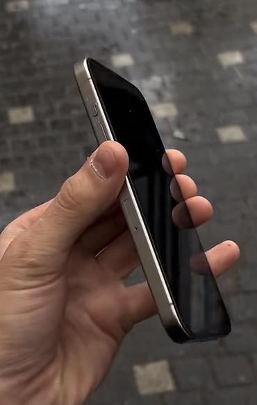 6 iphone: IPhone 15 Pro, 128 GB, Natural Titanium, Zəmanət, Simsiz şarj, Face ID — 6