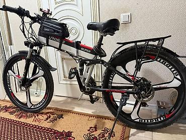 электро велик u2: Электровелосипед складной Eurobike (маркировка на раме: URO6 Super) — 1