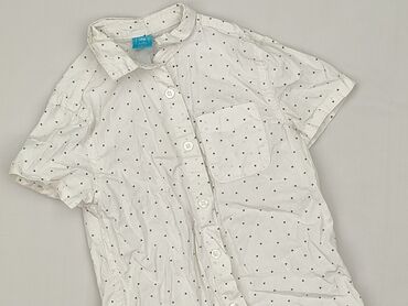 jankes koszule: Shirt 5-6 years, condition - Very good, pattern - Geometric, color - White
