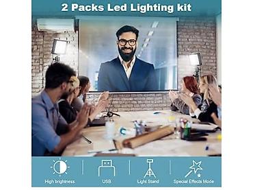 Elektronika: PHOPIK LED Video Light – 2-li işıqlandırma dəsti - 5600K rəng — 5