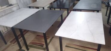 столик для фруктов: Обеденные/рабочие столы с прямоугольной столешницей - Столешница