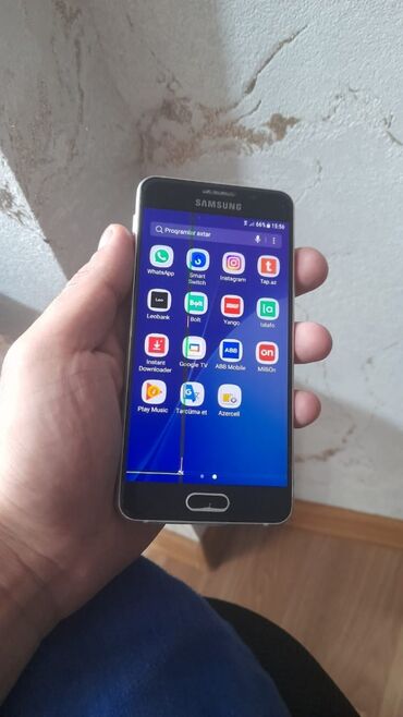 Samsung: Samsung Galaxy A3 2016, 16 GB, rəng - Qızılı, İki sim kartlı