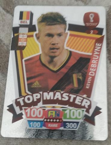 İncəsənət və kolleksiyalar: Panini Adrenalyn XL FIFA World Cup kolleksiya kartı – Kevin De Bruyne — 1