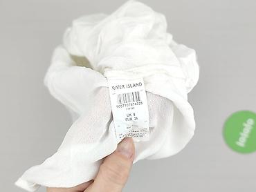 hm white blouse: River Island, Bluzka damska, rozmiar XS — 4