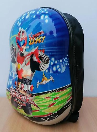 Rančevi, torbe i koferi: Dečji ranac sa tvrdim 3D prednjim delom – superherojski motiv - — 3
