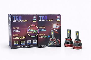 led h13: OPRAH T60 LED faralar - Güc: 140W - İşıq axını: 12000 lm - Suya — 1