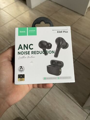 офисные наушники: Беспроводные наушники Hoco EQ9 Plus - Активное шумоподавление (ANC)