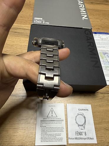аудио техника: Garmin Fenix 8 amoled sapphire duo С двумя ремешками,в хорошем — 4