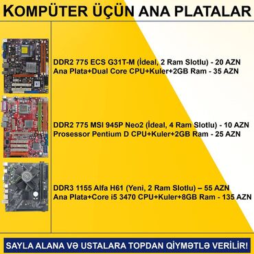 Ana platalar: Ana Platası Kompüter üçün Ana Platalar -da lalafo.az — 2 Ana platalar: Ana Platası Kompüter üçün Ana Platalar — 2