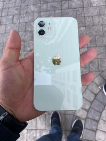 микрофон мини: IPhone 12, Б/у, 128 ГБ, Зеленый, Коробка, 77 %