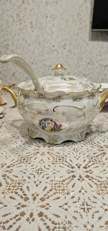 Sup qabları: Sup qabları, rəng - Ağ, Farfor — 1