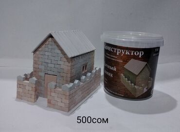 Игрушки: ☆ Набор-конструктор Мини-стройка из кирпичиков☆ • Кирпичики сделаны из — 7