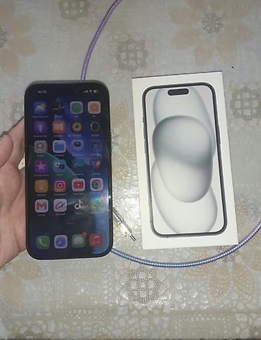 adapter iphone: IPhone 15, 128 GB, Qara, Face ID — 2