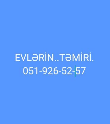 gencede ev alqi satqisi 2022: Evlərin təmiri sıvarka