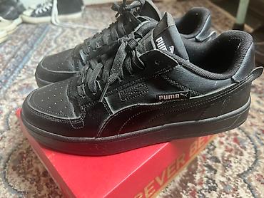 reebok 42: Мужские кроссовки, 39.5, Puma, Б/у, цвет - Черный — 2