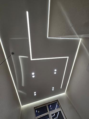 Натяжной потолок: Натяжной потолок Матовое, 3D потолки, Глянцевое Бесплатный замер, Гарантия, Монтаж — 9